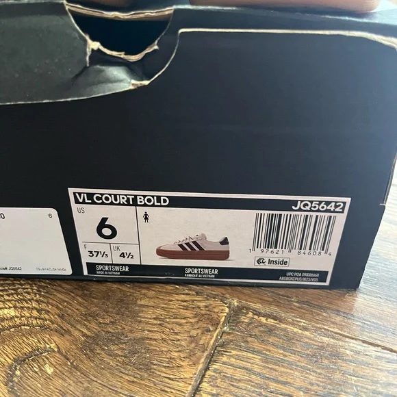 Adidas Women’s VL Court Bold Platform Sneaker - Picture 5 of 8